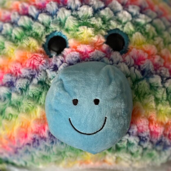 Giant 2 Ft. Tall Nanco Belly Buddies Colorful Vibrant Neon Color Unicorn Plush - Picture 5 of 8